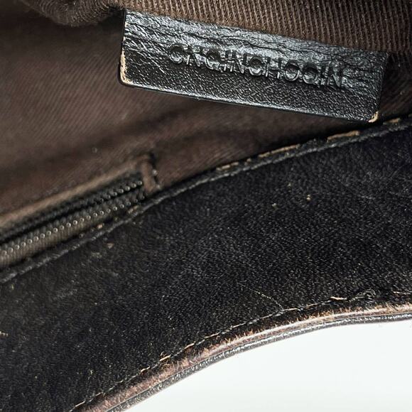 Burberry Nova Check Leather Shoulder Bag Leather Trim Brown Gold Tone Hardware - Picture 15 of 15